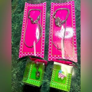 Sale**NEW Mainstreet Collections 2 Baby Charms and 2 Charm Necklaces, girl, boy